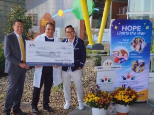 Hyundai Hope on Wheels donated $100K to WVU Medicine Children's Cancer Center
